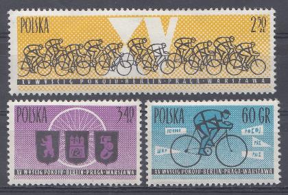 Велосипедный спорт. 1962 год Польша.