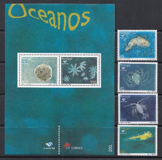 Морская фауна. Португалия 1998 год. ЭКСПО -98. Планктон. 1