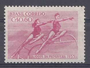 Бразилия 1955 год.Спорт. Гимнастика.