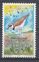 Птицы. Лихтенштейн 1989 год.