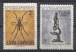 Р. Борьба с малярией. Куба 1965 год.