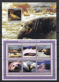 Морские животные. Мозамбик 2002 год.