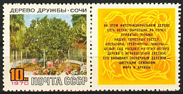 3789. СССР 1970 год. Дерево дружбы в Сочи