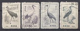 Птицы. КНДР 1965 год. Аисты