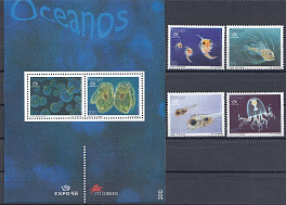 Морская фауна. Португалия 1998 год. ЭКСПО -98. Планктон.