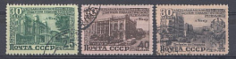 1440-1442  СССР 1950 год. 30 лет Азербайджанской ССР. Баку.