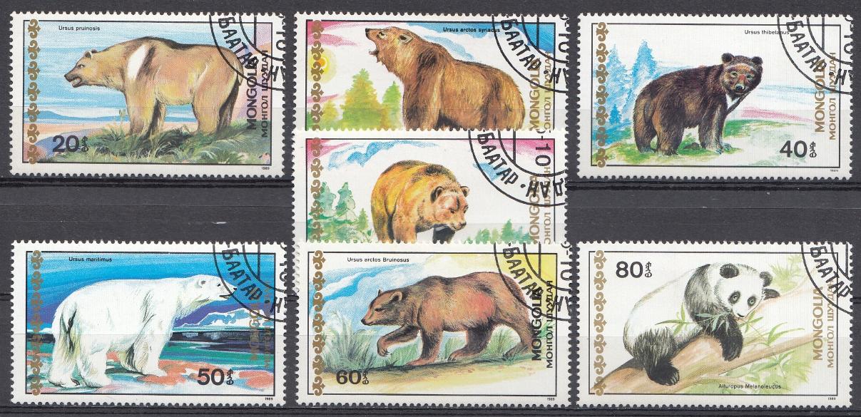 Фауна. Монголия 1989 год. 