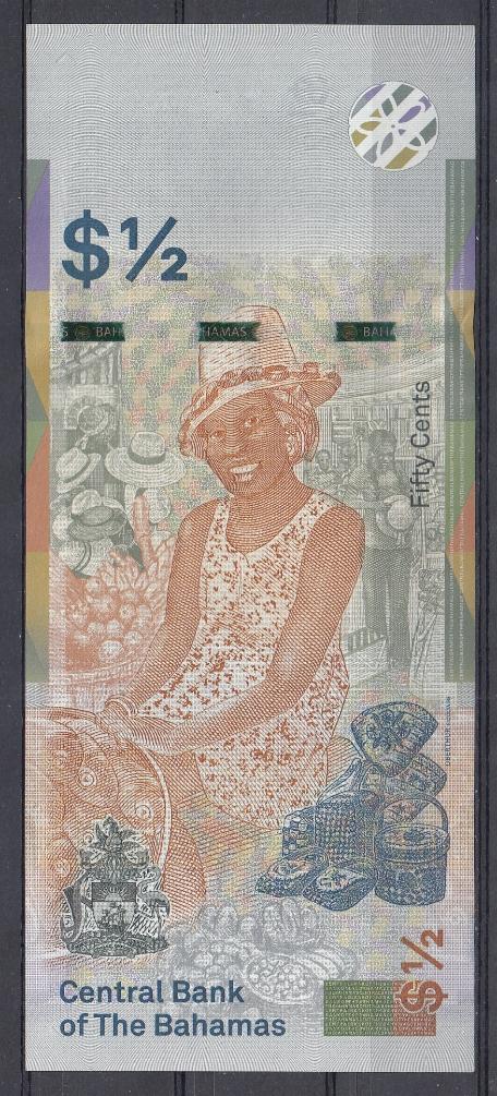 1/2 Доллара. Багамские острова 2019 год.