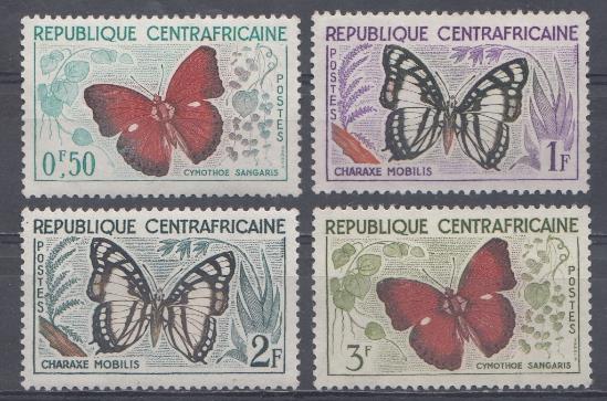 Фауна. ЦАР 1960 год. Бабочки.