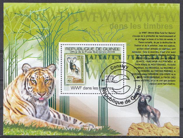 Тигр. Республика Гвинея 2009 год.