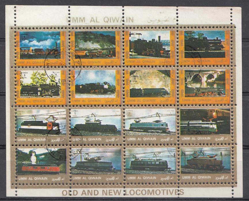 Паровозы и электровозы. Умм- эль -Кайвайн 1972 год.