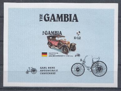 Транспорт. Гамбия. Автомобиль  Бенц  выпуск 1913 года.  Германия.