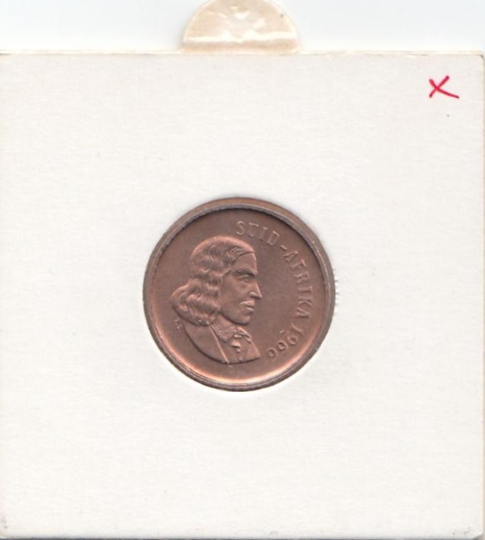 1 cent  ЮАР  1966 год. Птицы.