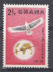 Земной шар и птица. Гана 1958 год.