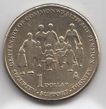 1 доллар Австралия 2009 год. IRB День семьи.