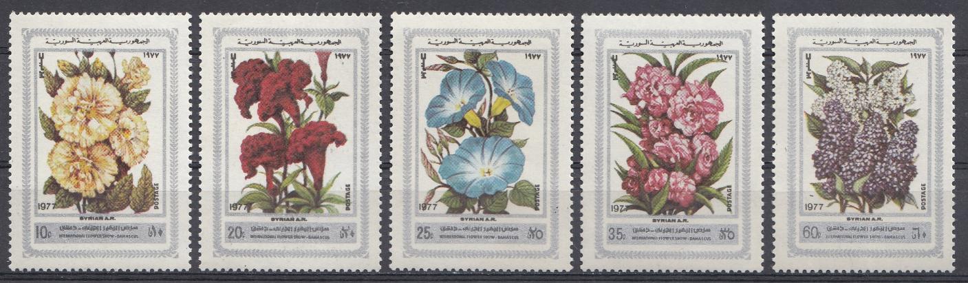Флора. Цветы. Сирия 1977 год.