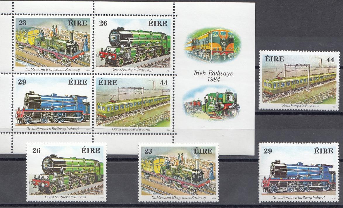 Паровозы. Ирландия 1984 год.