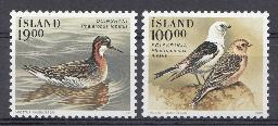 Птицы. Исландия 1989 год. Водоплавающие и лесные птицы.