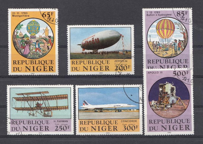 История авиации и космонавтики. Республика Нигер 1983 год.  