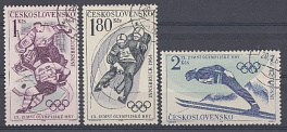  Чехословакия 1964 год. Зимние ОИ Токио-64. Прыжки с трамплина. Хоккей. Санный спорт.