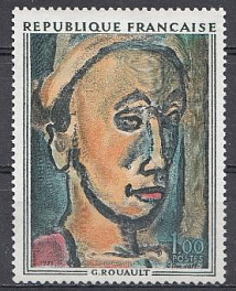 Живопись. Клоун. Жорж Руо. Франция 1971 год.