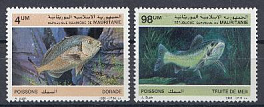 Морская фауна. Исламская Республика Мавритания 1986 год. Рыбы.