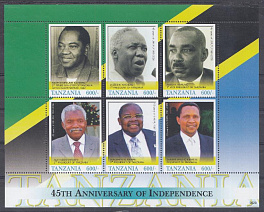 Деятели. 2006 год Танзания. Президенты Танзании.
