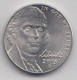 5 центов 2013 Д  США.