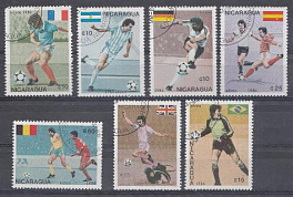 Футбол. Никарагуа 1986 год. ЧМ по футболу Мехико-86.