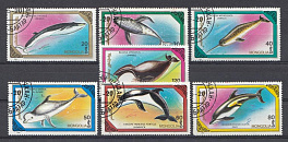 Дельфины и киты. Монголия 1990 год.