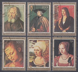 Живопись. Коморские острова 1978 год.  А.Дюрер (1471-1528). художник . Эпоха возрождения.