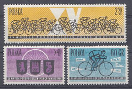 Велосипедный спорт. 1962 год Польша.