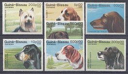1988 год Гвинея Биссау. Собаки.