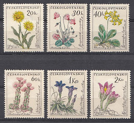 Полевые цветы. Чехословакия 1960 год. 