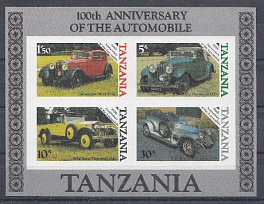 Транспорт.Танзания. Авомобили RoLLce- Royce выпусков 1907-1936 гг.  