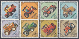 1982 год Монголия. Трактора различных марок.