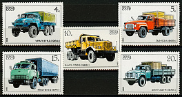 5682-5686. СССР 1986 год. Автомобилестроение в СССР