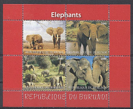 Фауна Африки. Бурунди 2011 год. Слоны.