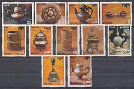 Старинные чайники, кружки. Бутан 1979 год. 
