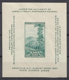 Северная Каролина. Национальный парк. США 1937 год.