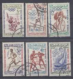 Марокко 1960 год. Летние ОИ Рим-60. Олимпийские виды спорта.