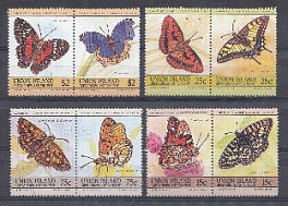Бабочки. 1985 год. Гренадины и СентВинсент.