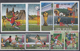 Футбол. КНДР 1985 год. К Чемпианату мира по футболу в  Мехико-86.
