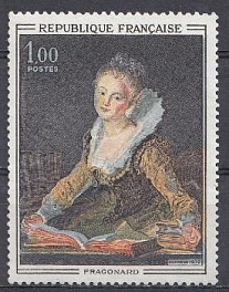 Живопись. Жан Оноре Фрагонар. Франция 1972 год.