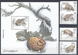Фауна. Сомали 2003 год. Броненосец.