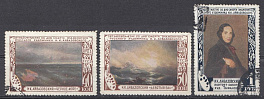 1497- 1499 СССР 1950 год.50 лет со дня смерти художника И.К. Айвазовского (1817- 1900).